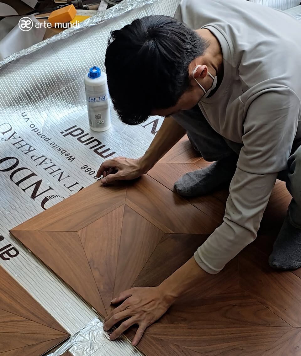 Phương pháp thi công thông thường (Sử dụng lót IXPE tráng nhôm)
